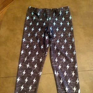 Peloton Terez lightening bolt leggings